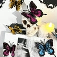 thumbnail image 4 of 24Pcs Halloween Butterfly Wall Sticker Window Decorations Wall Decorations for Home 3D Stickers Halloween Wall Decoration Butterfly Cake Toppers 3D Halloween Wall Sticker Decal, 4 of 8