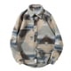 thumbnail image 2 of Chaqueta con estampado geométrico étnico para exteriores de primavera y otoño para exteriores de moda para hombres Pompotops  oipoqjl13134, 2 of 3