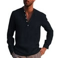 thumbnail image 2 of Chemise Décontractée Mode Simple Confortable Col Uni pour Hommes, 2 of 6