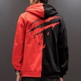 thumbnail image 4 of Hombres Sudadera Bicolor Con Capucha Hoodies Para Hombre, 4 of 8