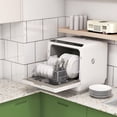 thumbnail image 2 of HOMCOM Countertop Dishwasher Portable Dishwasher with 5 Washing Programs, 2 of 10