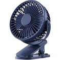 thumbnail image 1 of clip Fan - Rechargeable - Black - with Clip, 1 of 4