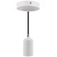 thumbnail image 1 of Lámpara DE Techo Candil Aksi Base E27 Bassic Plata Brillante Blanco, 1 of 2