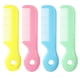 thumbnail image 1 of 4 piezas de seguridad para bebés Combs dientes redondos para niños pequeños peinador para peluquería para peluquería, 1 of 6