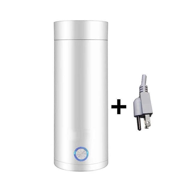 Travel Electric Kettle, 400ml Portable Kettle, 3 in 1 Mini Electric Kettle with Keep Warm Functionwhite