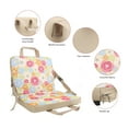 thumbnail image 3 of Silla de Blanqueador, Cojín de Campamento Plegable de Flores Rojos Con Comodidad Portátil PARA PESCAR, 3 of 7