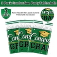 thumbnail image 5 of Graduation Tablecloth Decorations Graduation Party Supplies Disposable Gongrats Grad Tablecover Party Favors 54"x108" 3 pcs Patten 3 Black, 5 of 6