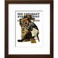 thumbnail image 2 of Law Student Saturday Evening Post Cover, February 19,1927, Figurative Framed Art Print Wall Art by Norman Rockwell Sold by ArtCom, 2 of 6