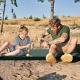 thumbnail image 2 of Costway Portable & Lightweight Folding Foam Sleeping Cot for Camping Green, 2 of 10