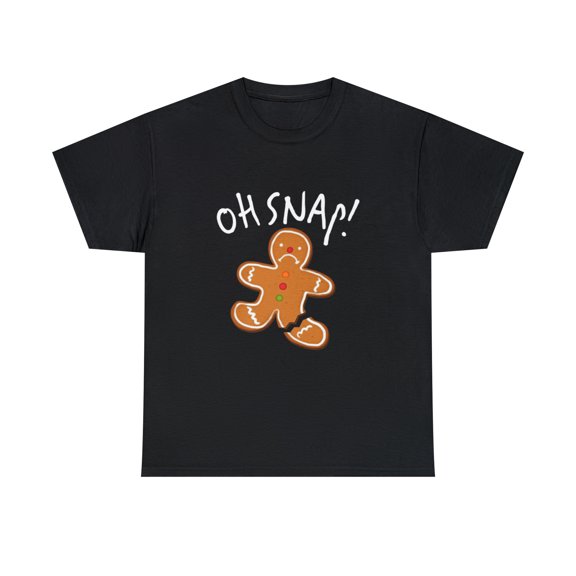 Oh Snap! Gingerbread Cookie Man Broken Leg Baking T-Shirt