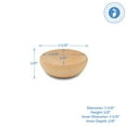 thumbnail image 3 of Mini Wooden Bowl 1-1/2", Pack of 25 Small Wooden Bowls for Charcuterie and Decorating Wooden Sorting and Stacking Bowl, by Woodpeckers, 3 of 6