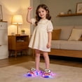 thumbnail image 5 of Kids Slippers Light up Sandals Boys Girls LED Shoes Cartoon Slides on Lightweight Beach Pool Quick Dry(Pink,7-8 Years), 5 of 5