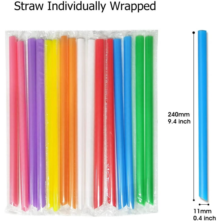 Silicone Straw Set Pack of 6 - Marine Multi Mix