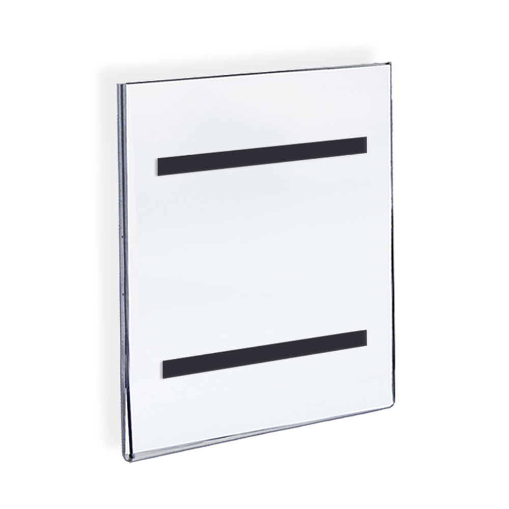 Azar 129921 8.5"W x 11"H Acrylic Sign Holder with Strip