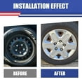 thumbnail image 3 of 16 inch Steel Wheel fits for 2008-2016 Dodge Grand Caravan/2008-2010 Chrysler Town & Country,Hubcaps 4 Pieces-Sliver Lacquer Bolt-On Installation, 3 of 8
