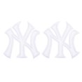 thumbnail image 1 of Parches termoadhesivos Aspidas Sports Teams Letter NY, color blanco, 3 x 3 cm, 1 of 1