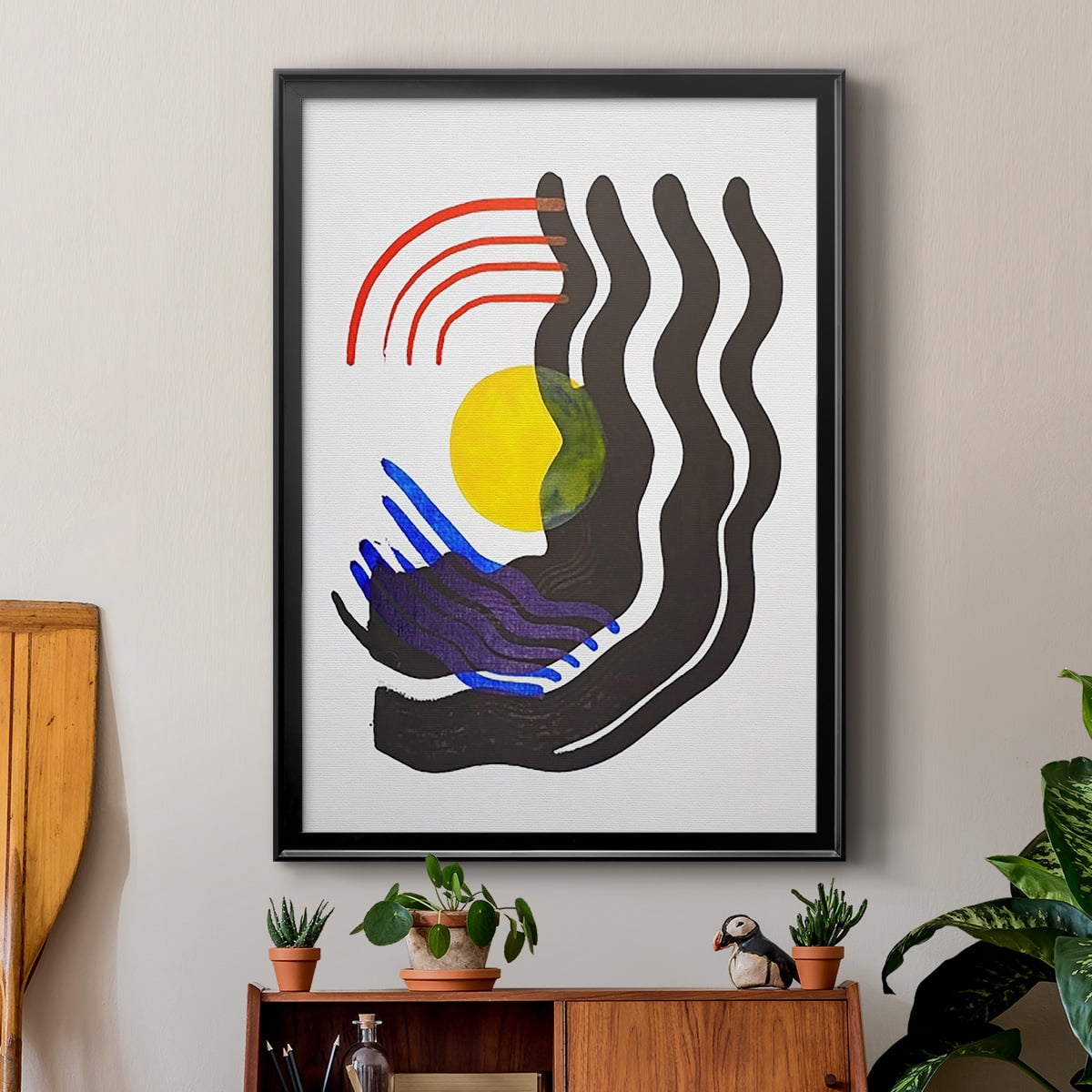 Shifting III Premium Framed Print, in Gold, Black, or Silver - Ready to Hang
