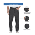 thumbnail image 6 of Turtle Bay New York Men's Casual Comfort Elastic Waist Pull-On Denim Pants(Plus Sizes), 6 of 10