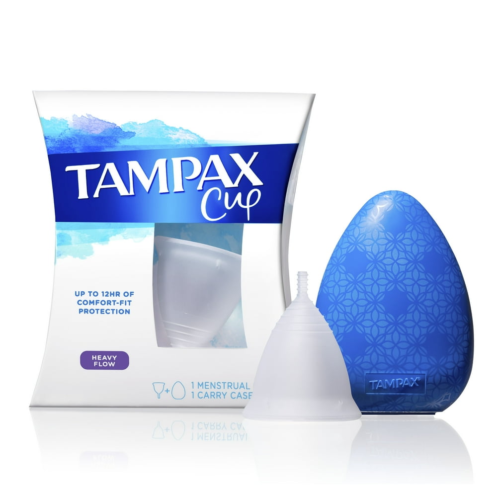 Tampax Heavy Flow Menstrual Cup, Up to 12 hrs ComfortFit Protection