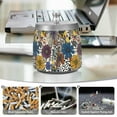 thumbnail image 6 of Yayeee Ashtray with Lid for Cigarette Smokeless Stainless Steel Home Ash Holder, Blue Flowers, 6 of 7