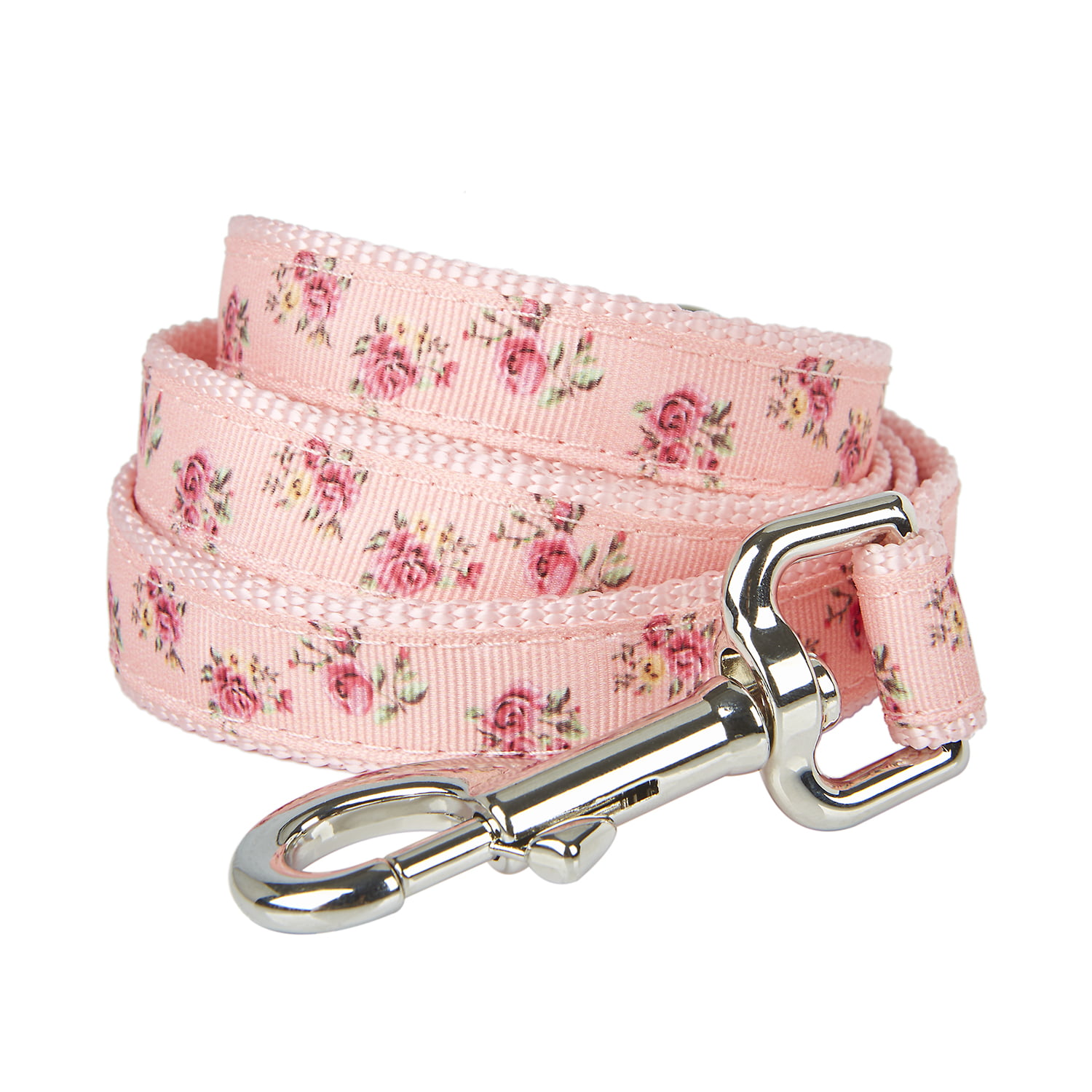 Lucky Love Dog Combo Set, Floral Dog Collar and Leash Set for Small Dogs,  Cute Girl Matching Collar & Leash Set, Part of Purchase Donated to Rescue