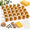 2oz 30 pack, variant on 1.5oz 20 pack with bags Unbranded Mini Glass Honey Jars with Bee-Themed Accessories