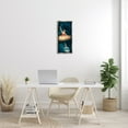 thumbnail image 2 of Stupell Industries Dancing Ballerina Surreal Nebula Dress Abstract Painting Gray Floater Framed Canvas Art Print Wall Art, 11 x 25, 2 of 9