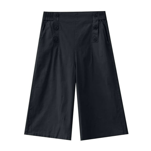 Pants for Women Olive plus Size Long Pants Women Flare Track Sweat Pant for Lightweight Summer High Leg Junior Clothes Petite on Casual Going Out Chiffon Black L