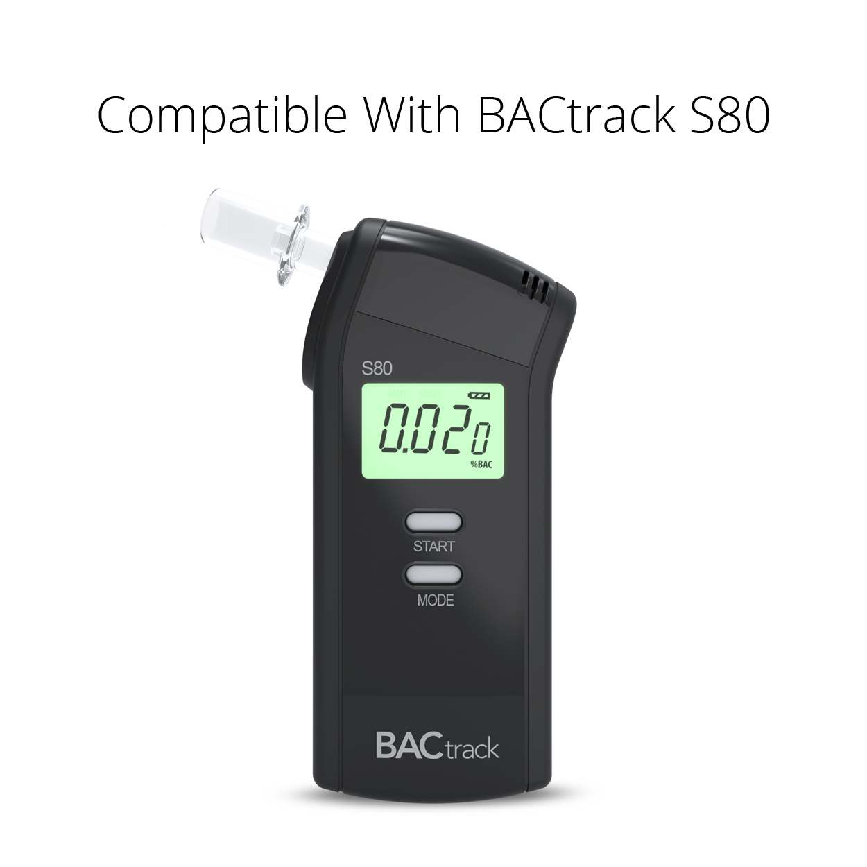 BACtrack Professional Breathalyzer Mouthpieces (100 Count) | Compatible with BACtrack S80, Trace, Scout, Element & S75 Breath Alcohol Testers - image 3 of 6