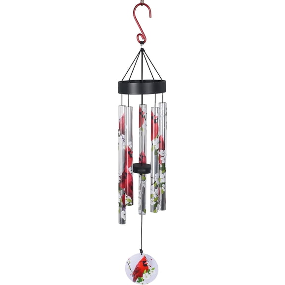 CARDINAL METAL WIND CHIME