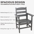 thumbnail image 5 of HDPE Patio Furniture Set for 4 People | All-Weather Use in Garden, Backyard & Pool | Durable HDPE Material | Adaptable to Various Outdoor Needs, 5 of 5