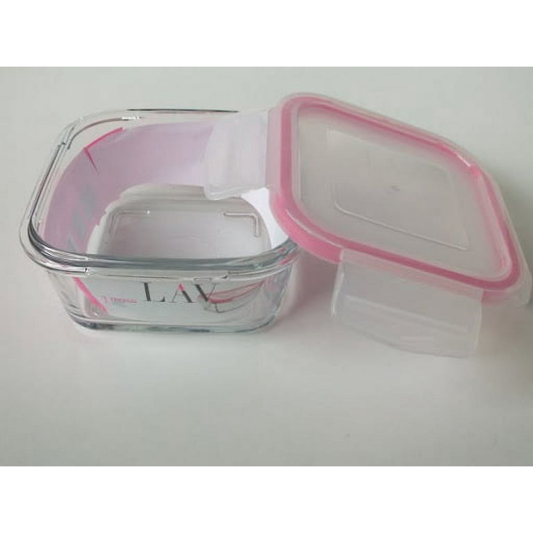 Glass Food Storage Container with Lid, Small Glass Meal Prep