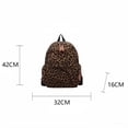 thumbnail image 2 of UJNDER Students Leopard Print Large Capacity Backpack for Commuting Travel and Daily School Use Versatile Daypack,Khaki,Large, 2 of 5
