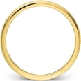 thumbnail image 2 of 10K Yellow Gold 1.2mm Bead Stackable Band (Size 6) Made In United States 1stk18-120y-6, 2 of 5