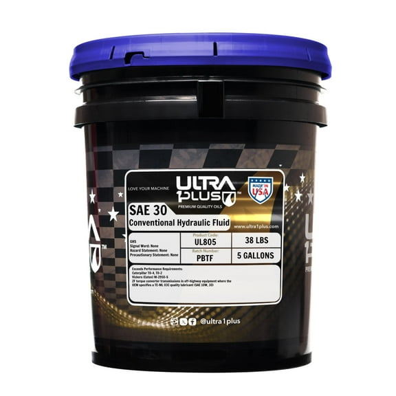 Ultra1Plus SAE 30W Conventional Hydraulic Oil, To-2 (5 Gallon Pail)