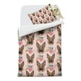 thumbnail image 2 of German Shepherd with Roses Duvet Cover and Pillowcase Set for Single Bedding, Bedroom Accessories for Kids Teens, 2 of 5