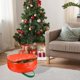 thumbnail image 3 of Bolsa de almacenamiento para coronas navideñas de 23,6 pulgadas, resistente al agua, con doble cierre de cremallera, para coronas navideñas artificiales, con asas de transporte y ranura para tarjetas, 3 of 8