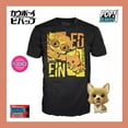 thumbnail image 2 of Funko POP! Tees Cowboy Bebop Flocked Ein With Size Large Ein and Ed T-Shirt, 2 of 3