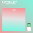 thumbnail image 5 of Smart Body Composition Scale - 14 Key Health Indicators, 0.1kg Precision, 50 User Recognition, APP Sync, 180kg Capacity Compact Home Health Scale&nbsp;,Pink, 5 of 6