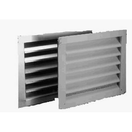 

Air Vent 14 in. W x 24 in. L White Aluminum Wall Louver (Pack of 6)