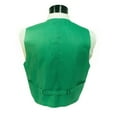 thumbnail image 3 of Umo Lorenzo Green Poly Twill Vest-Extra Large, 3 of 4