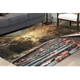 thumbnail image 3 of Landscape Rugs, Soft Rugs, Autumn Landscape Rugs, Farmhouse Rug, Train Tracks Landscape Rug, Non-Slip Carpet Rug, View Rug, Office Rugs, 2'x3' - 60x90 cm, 3 of 8