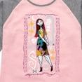 thumbnail image 3 of The Nightmare Before Christmas - Sally - Toddler And Youth Girls Raglan Graphic T-Shirt, 3 of 5