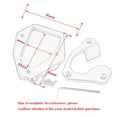 thumbnail image 3 of Almohadilla de la placa de extensión de la muleta del pie de la motocicleta Soporte lateral del pie del pie, 3 of 8