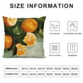 thumbnail image 5 of Shiartex Summer Orange Throw Pillow Covers Tangerine Decorative Pillow for Couch Retro Painting Outdoor Pillows Case, Pillow Covers for Living Room Bedroom Cushion Covers for Home Decor, 5 of 5