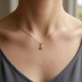 thumbnail image 3 of Charm America - Gold Puffed Star Charm Pendant - 10 Karat Gold - 3D Star Pendant - Dainty Star Charm, 3 of 5