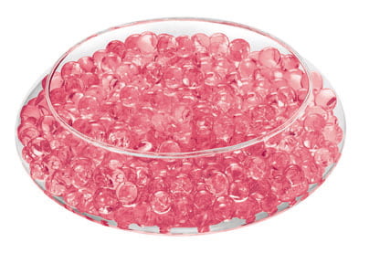 Water absorbing and expanding Water Beads Pink Lemonade Vase Filler 