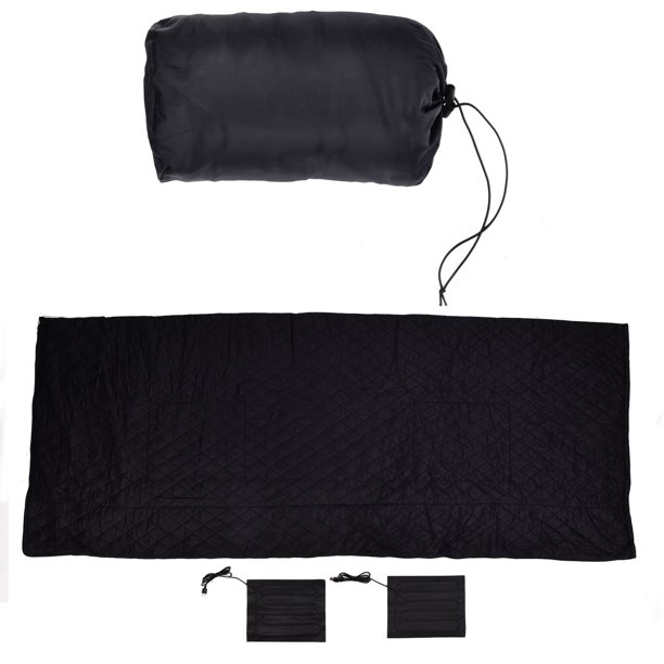 Saco De Dormir Para Acampar, Calefacción USB Saco De Dormir Al Aire Libre Portátil Impermeable Poliéster Sacos De Dormir Para Adultos Para Clima Frío Cámping Mochilero