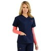 med couture med couture sport neckline top scrub top