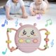 thumbnail image 4 of Sonajero de campanillas CUTICAT Juguetes musicales de desarrollo Rosa, 4 of 8